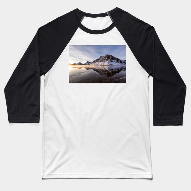 Steaming at Sunrise Baseball T-Shirt by krepsher